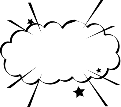 Black and white speech bubble balloon, icon sticker memo keyword planner text box banner, flat png transparent element design
