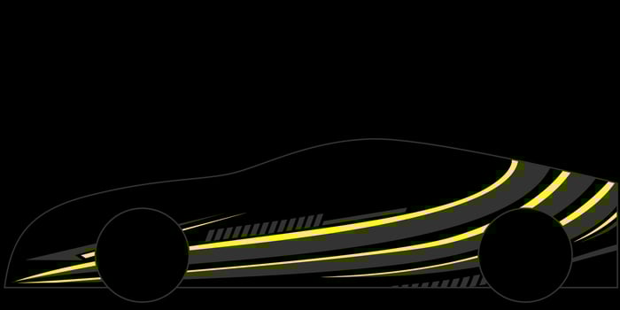 luxury racing stripes decals car vector