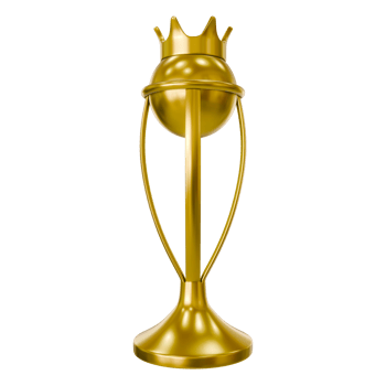 3D Gold Trophy png