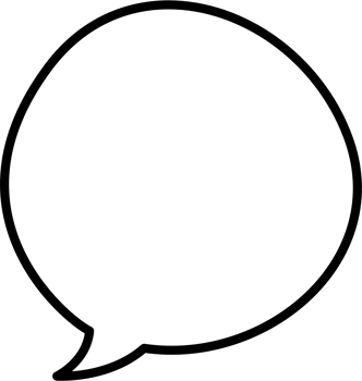 Black and white speech bubble balloon, icon sticker memo keyword planner text box banner, flat png transparent element design