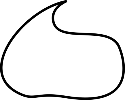 Black and white speech bubble balloon, icon sticker memo keyword planner text box banner, flat png transparent element design