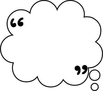 Black and white speech bubble balloon with quotation marks, icon sticker memo keyword planner text box banner, flat png transparent element design