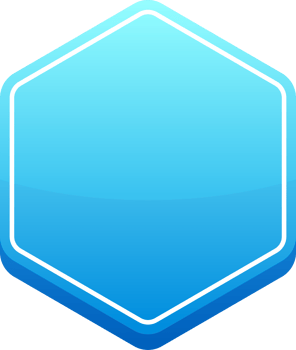 Modern Blue Technology Button png
