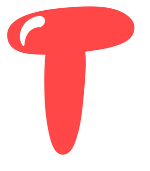Cute Alphabet Letter T png