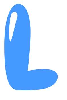 Cute Alphabet Letter L png