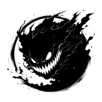 AI generated monster character illustration for your t-shirt design png