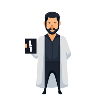 Doctor character design vector