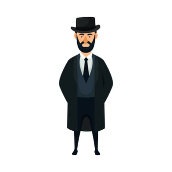 Casual style british man character design vector
