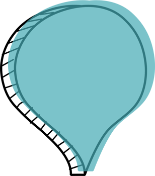 3d green color speech bubble balloon icon sticker memo keyword planner text box banner, flat png transparent element design