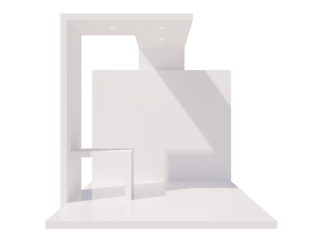 3D Rendering Booth Stand Event Exhibition png