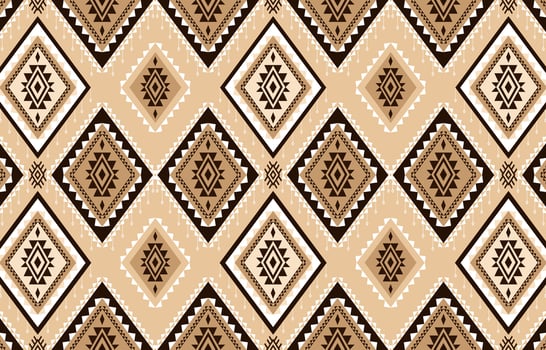 Ethnic tribal ikat seamless pattern design.  Aztec fabric carpet mandala ornament chevron textile wallpaper decoration.  Indian geometric fabric African American texture vector illustrations.