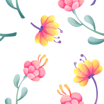 Watercolor trendy minimalistic pink Flower rose. cute plant seamless pattern. background for Wedding Invitation, packaging paper, fabrics, wrapping gifts. wildflowers in rustic style, coloured garden png