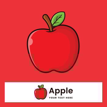 Apple fruit fresh vector illustration
