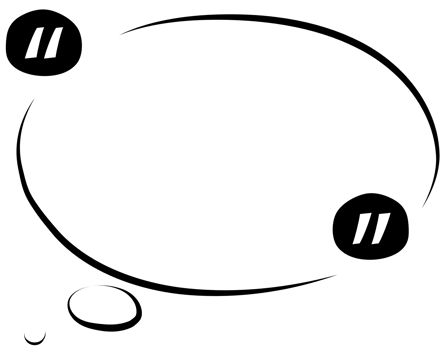 Black and white speech bubble balloon with quotation marks, icon sticker memo keyword planner text box banner, flat png transparent element design