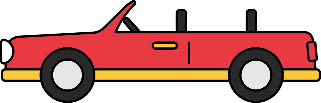 Cute Car Illustration png