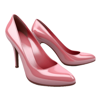 AI generated Woman High Heel Sandals on Transparent background - Ai Generated png