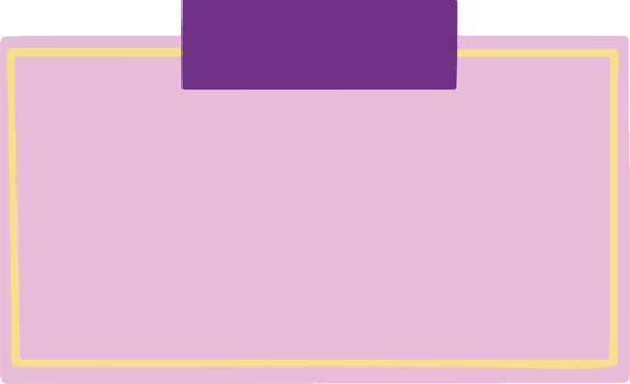 Cute note memo png