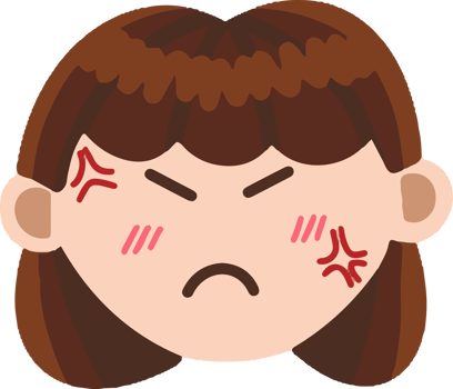 Girl emoticon expression png