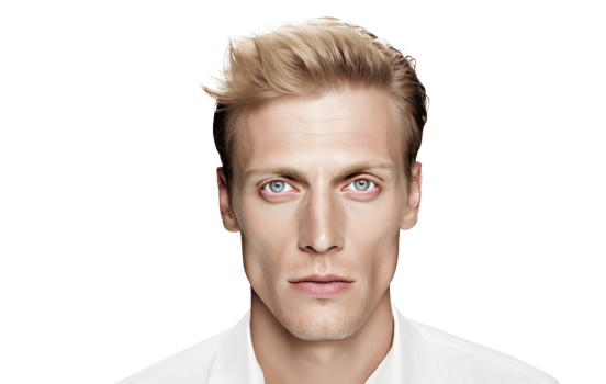 AI generated Handsome Caucasian Man Fashion Portrait png