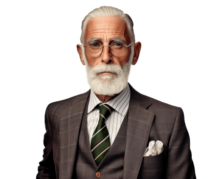 AI generated Confident Businessman Professional Headshot png