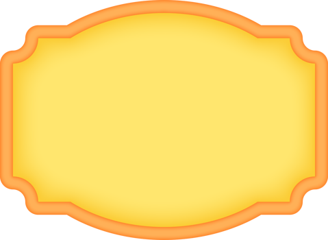 Yellow Banner Button png
