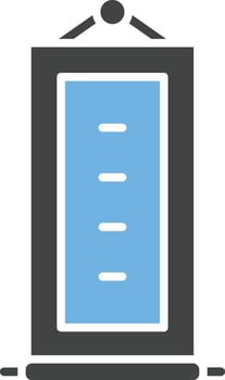 Scroll icon vector image.
