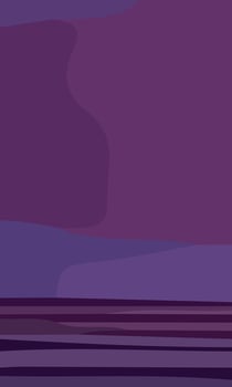 Aesthetic abstract art with a combination of shapes and purple colors. Suitable for background and poster vector