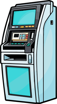 AI generated Atm machine clipart design illustration png