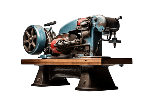AI generated Bench Grinder On Transparent Background. AI png