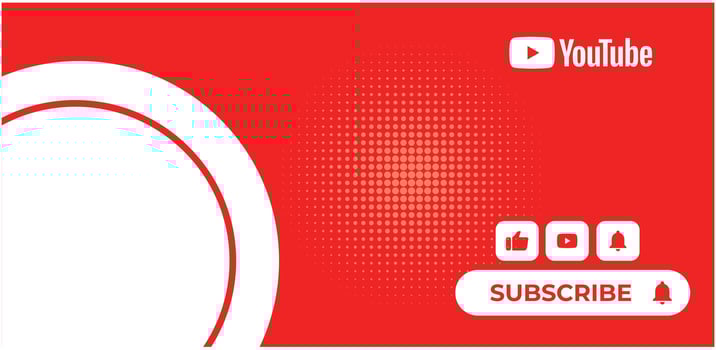Youtube Geometric Modern Cover. Social Media Profile Header Banner. Banner download, thumbnail, marker, template, kit, branding, thumbnail. vector
