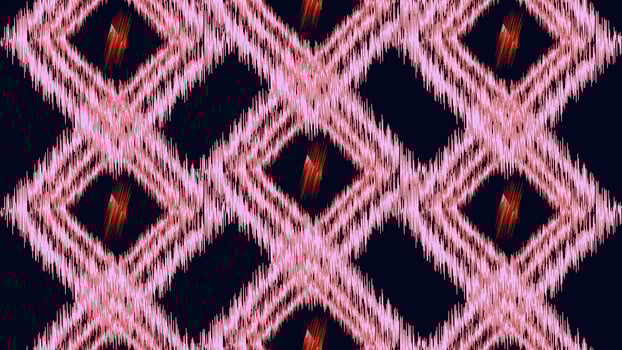 Ethnic background with ikat vector