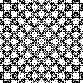 Black seamless abstract pattern. Overlay for background and backdrop. Ornamental design. PNG graphic illustration with transparent background.