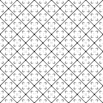 Black seamless abstract pattern. Overlay for background and backdrop. Ornamental design. PNG graphic illustration with transparent background.