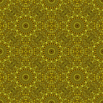 Geometrical seamless mandala ornament pattern background - floral bohemian oriental vector art design