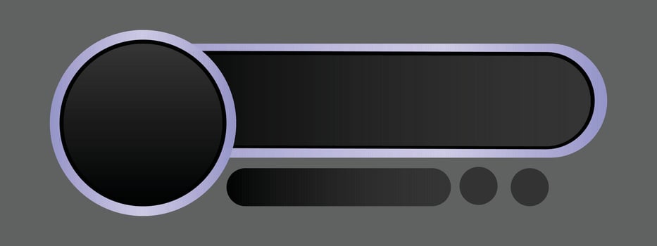 Simple Modern Lower Third In Blue For TV Shows, Streaming And Perfect For News vector