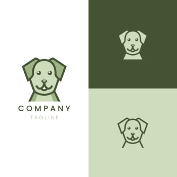 Unique Dog Logo Design Creativity Blended with Elegant Touch vector