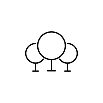 Forest Icon for Apps, Sites, Design vector