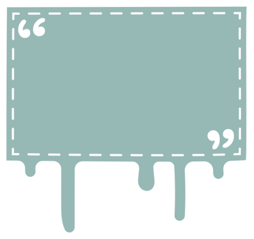 Green color speech bubble balloon with quotation marks, icon sticker memo keyword planner text box banner, flat png transparent element design