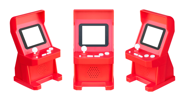 Red arcade game png
