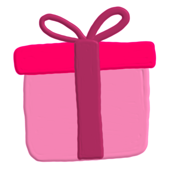 valentine element with acrylic paint png