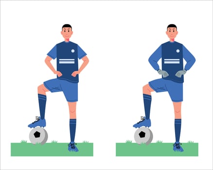 football player design vector