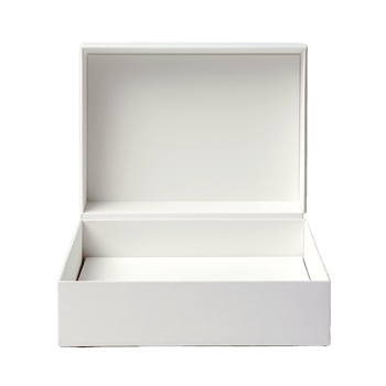 AI generated an empty white box on a transparent background png
