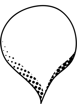 Black and white Pop art polka dots halftone speech bubble balloon icon sticker memo keyword planner text box banner, flat png transparent element design