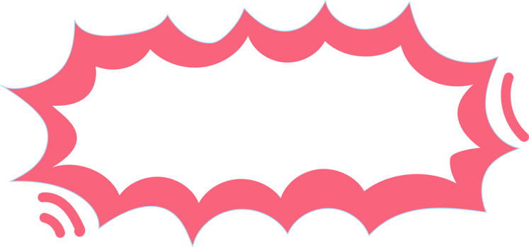 Colorful pastel pink color speech bubble balloon, icon sticker memo keyword planner text box banner, flat png transparent element design