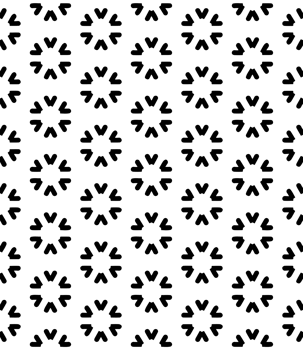 Black seamless abstract pattern. Overlay for background and backdrop. Ornamental design. PNG graphic illustration with transparent background.