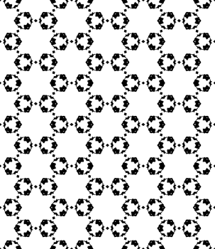 Black seamless abstract pattern. Overlay for background and backdrop. Ornamental design. PNG graphic illustration with transparent background.