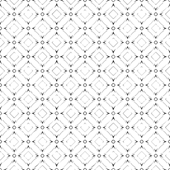 Black seamless abstract pattern. Overlay for background and backdrop. Ornamental design. PNG graphic illustration with transparent background.