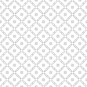 Black seamless abstract pattern. Overlay for background and backdrop. Ornamental design. PNG graphic illustration with transparent background.