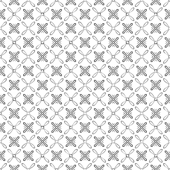Black seamless abstract pattern. Overlay for background and backdrop. Ornamental design. PNG graphic illustration with transparent background.