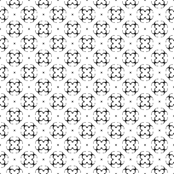 Black seamless abstract pattern. Overlay for background and backdrop. Ornamental design. PNG graphic illustration with transparent background.